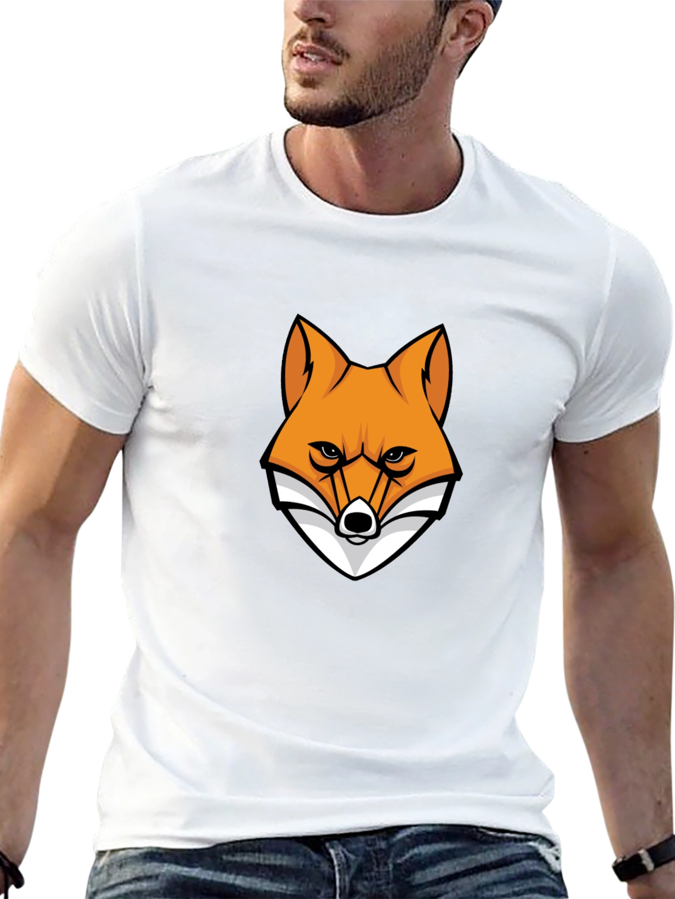 Fox Graphic T-Shirt - Mens Black Tee