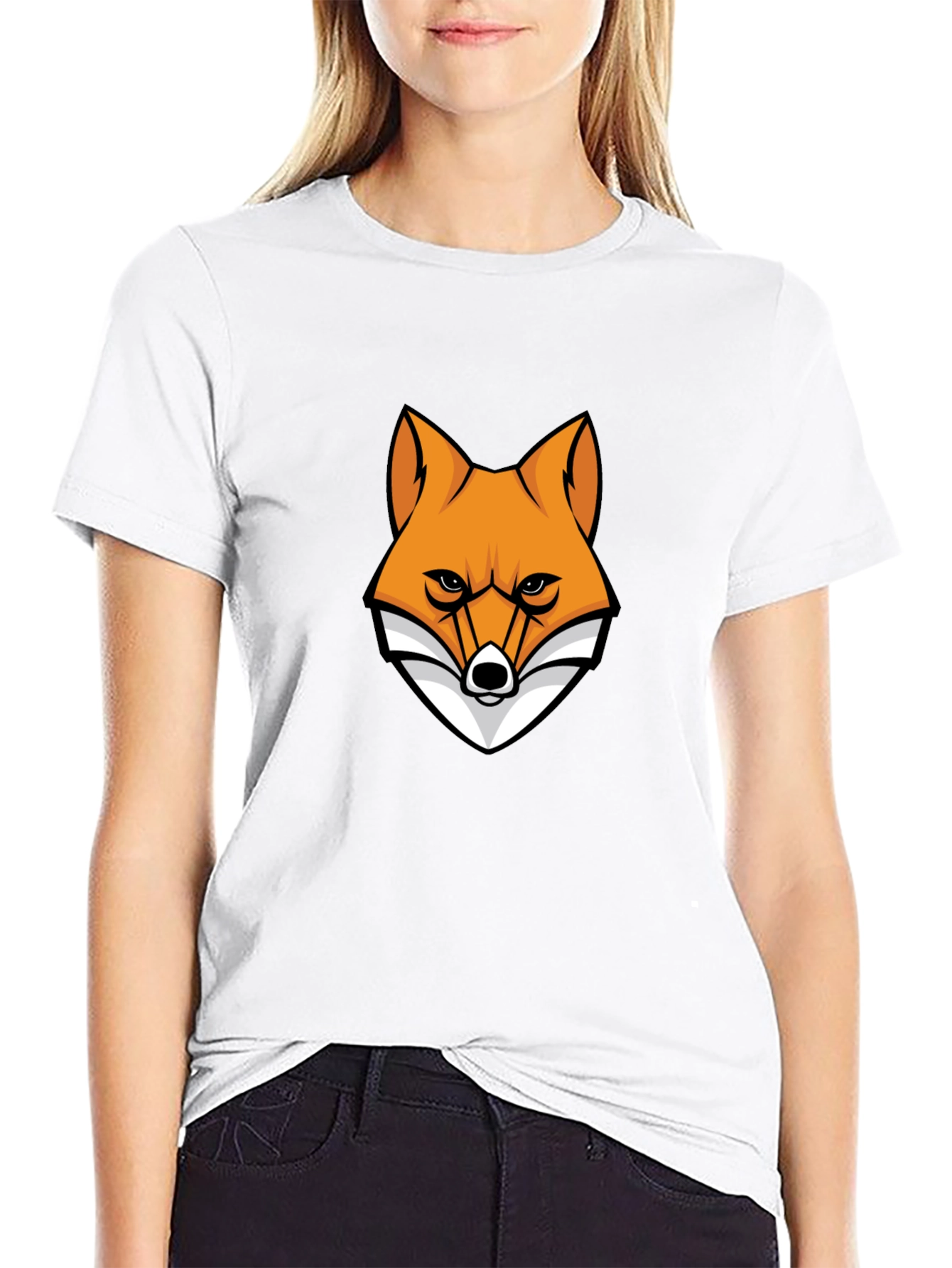 Fox Graphic T-Shirt - Mens Black Tee