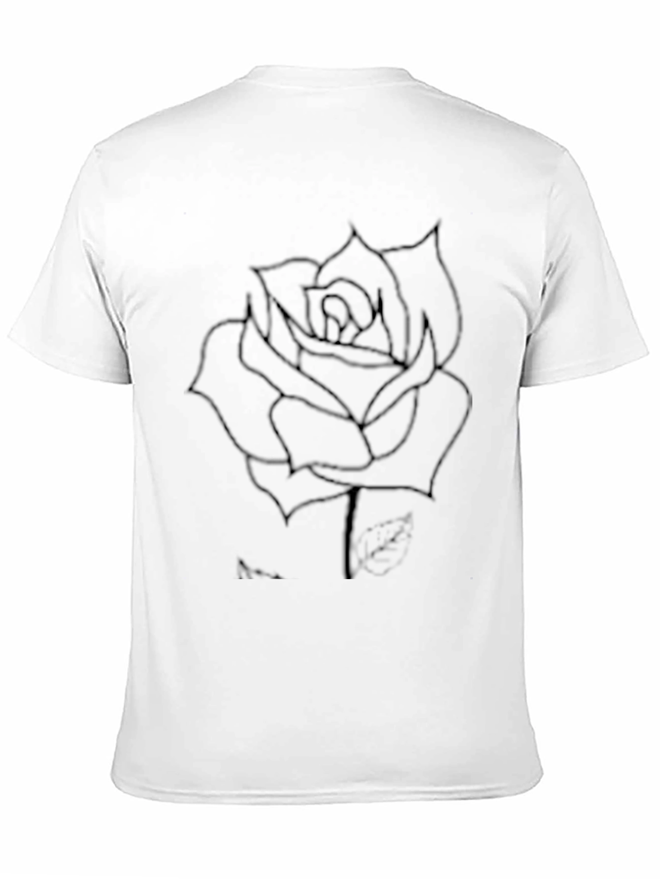 Black Rose Graphic Tee - Casual Style