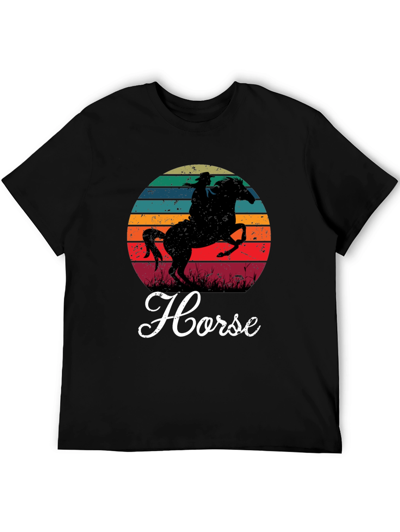 Retro Horse Silhouette T-Shirt