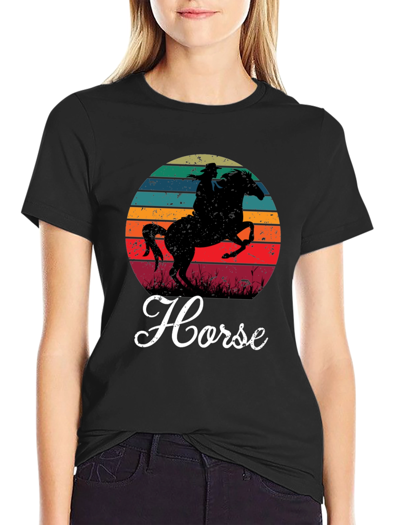 Retro Horse Silhouette T-Shirt
