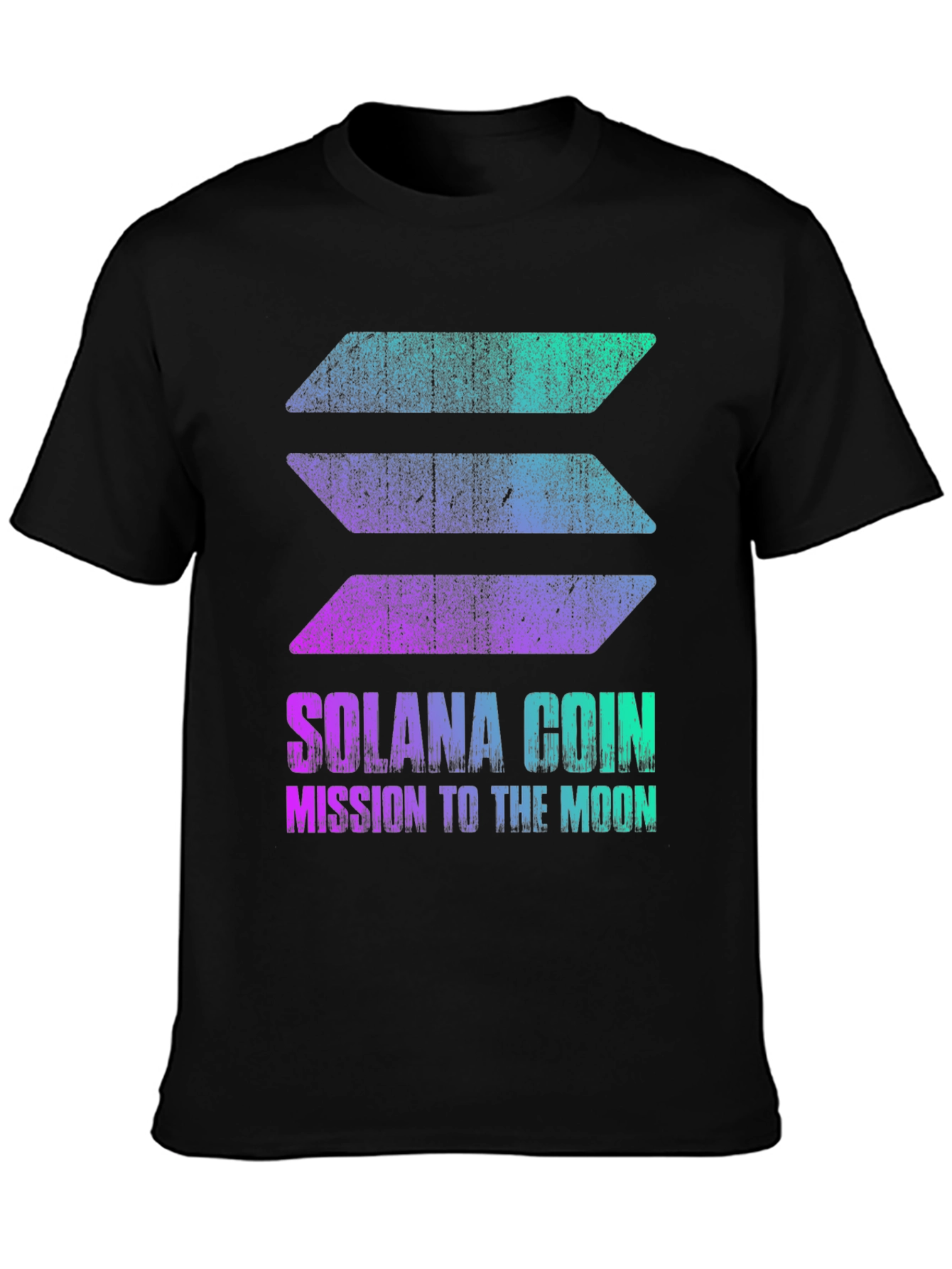 Solana Coin Mission to the Moon T-Shirt