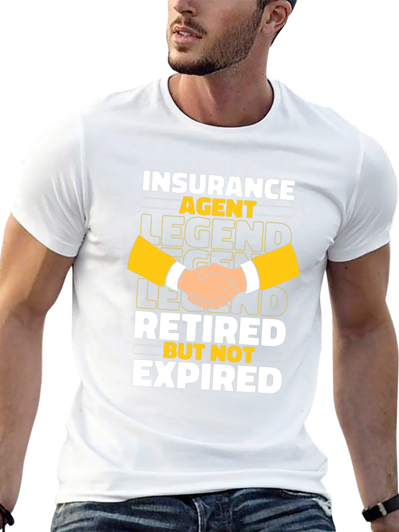 Retired Insurance Agent T-Shirt - Legend But Not Expired