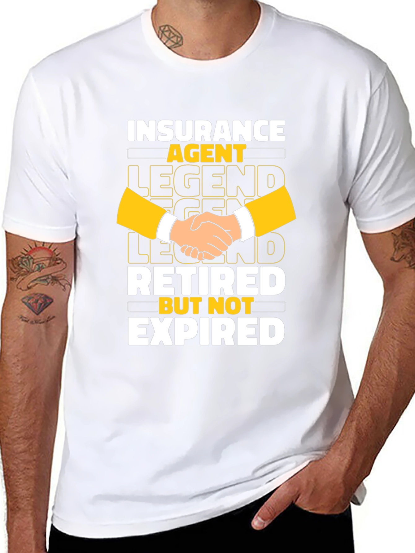 Retired Insurance Agent T-Shirt - Legend But Not Expired