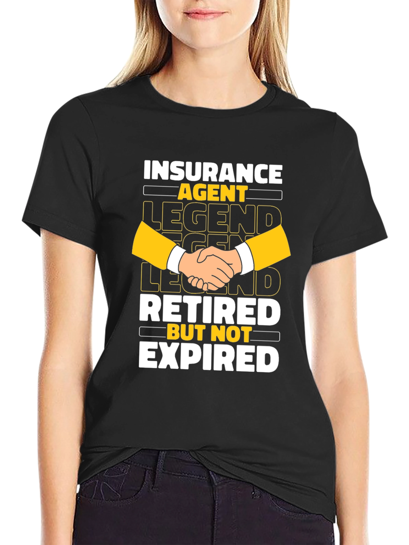 Retired Insurance Agent T-Shirt - Legend But Not Expired