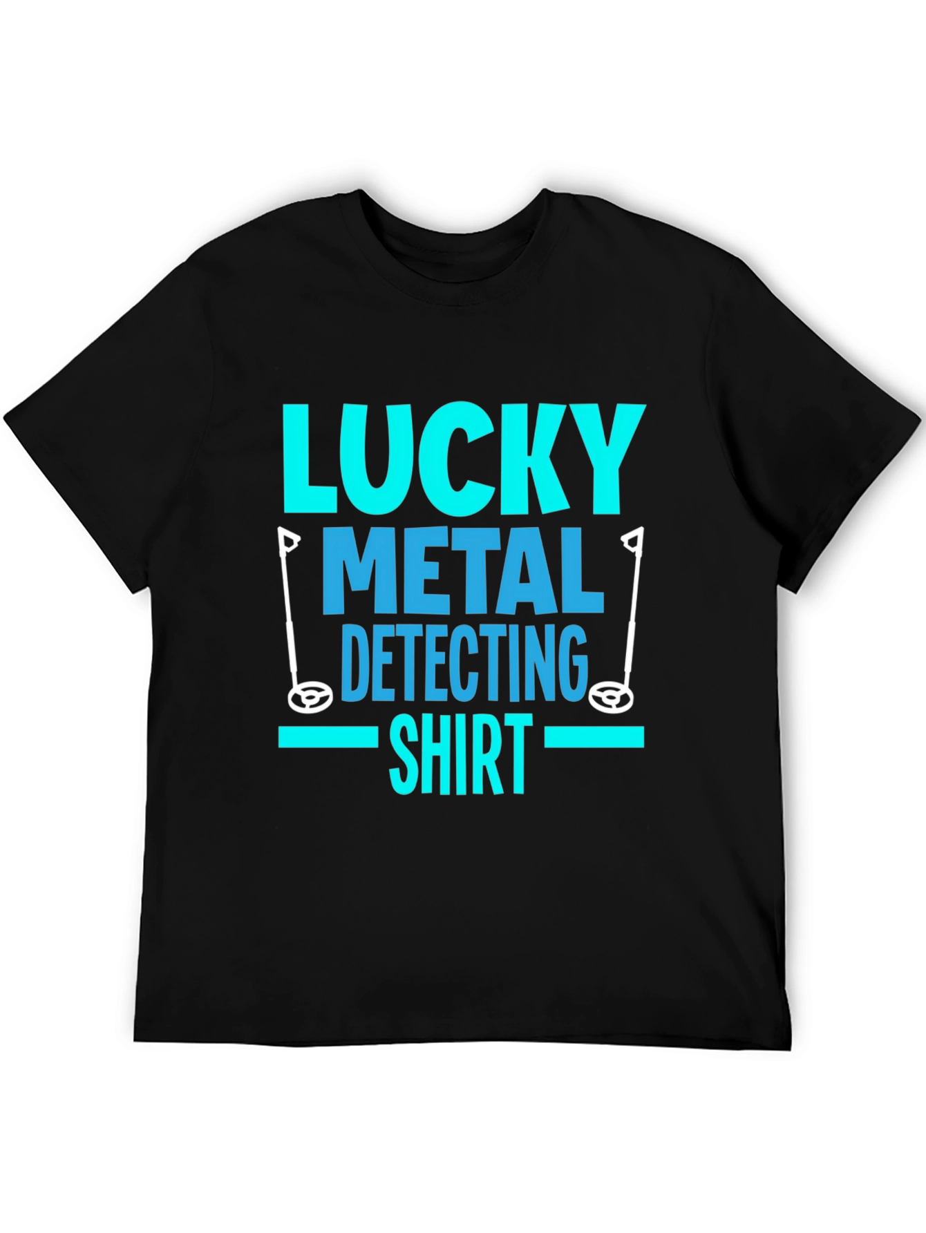 Lucky Metal Detecting Shirt - Black Tee