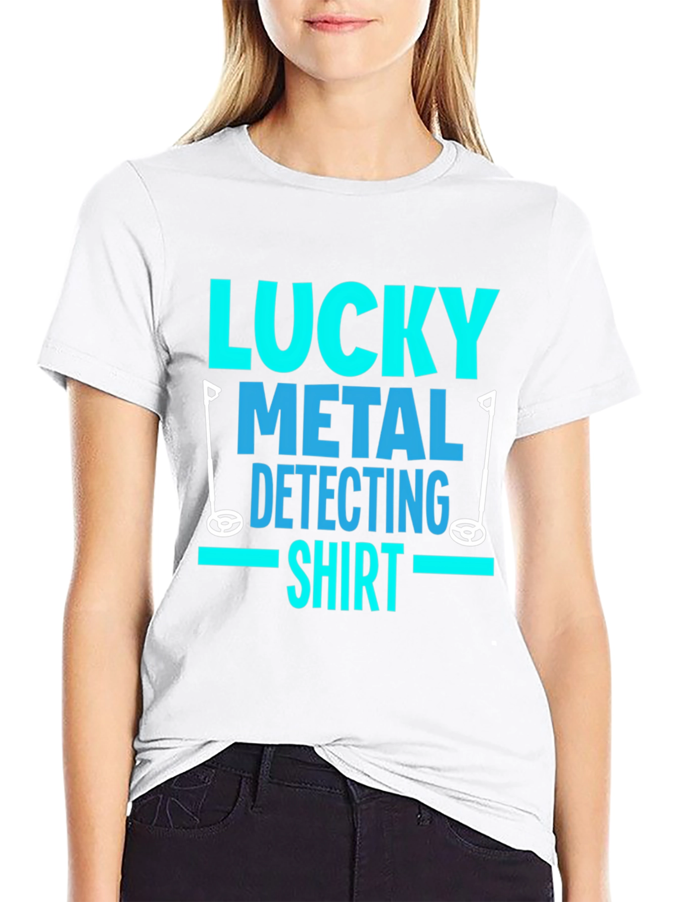 Lucky Metal Detecting Shirt - Black Tee