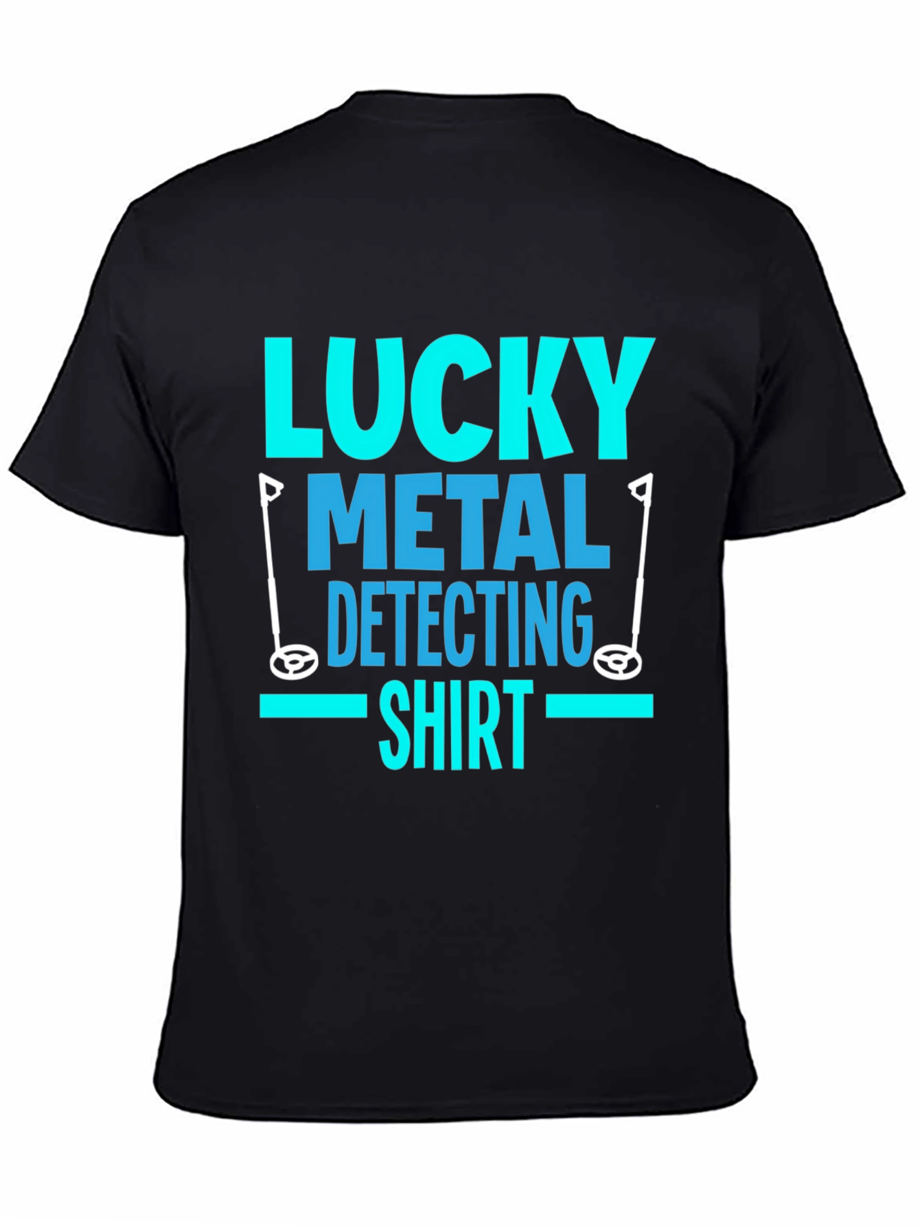 Lucky Metal Detecting Shirt - Black Tee