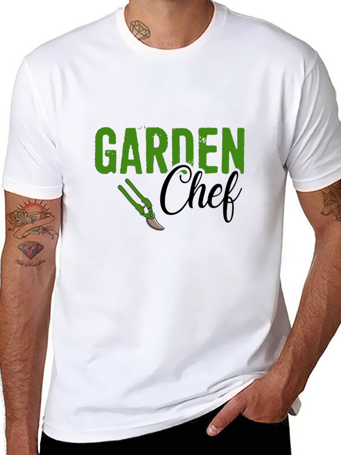Garden Chef T-Shirt - Black Cotton Tee