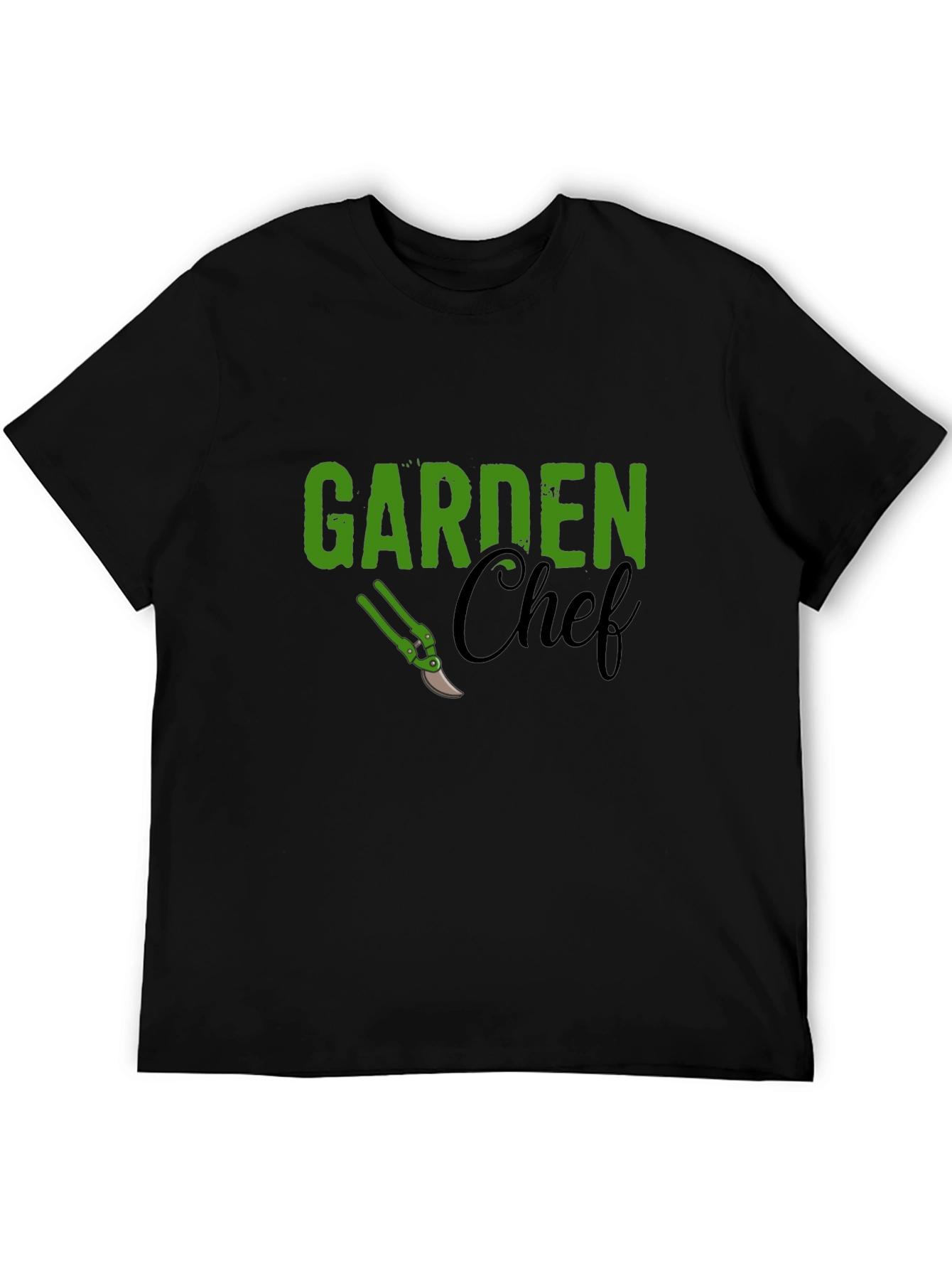 Garden Chef T-Shirt - Black Cotton Tee