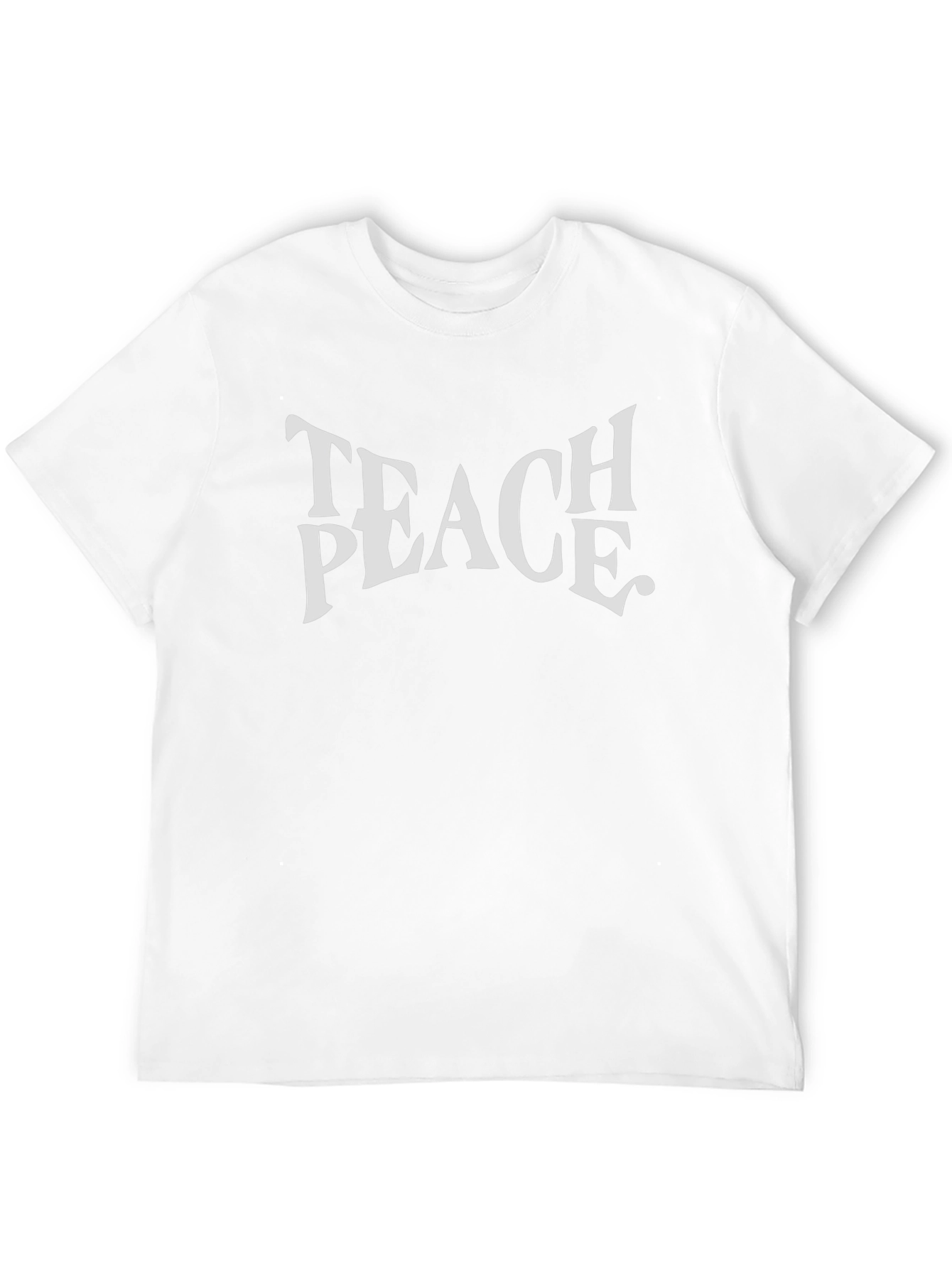 Teach Peace Graphic Tee - Soft Cotton Blend