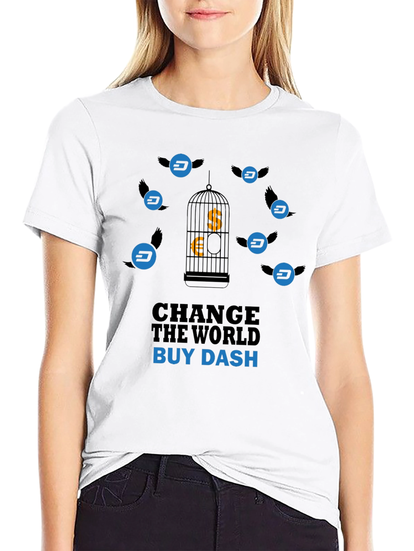 Change The World Buy Dash Black T-Shirt