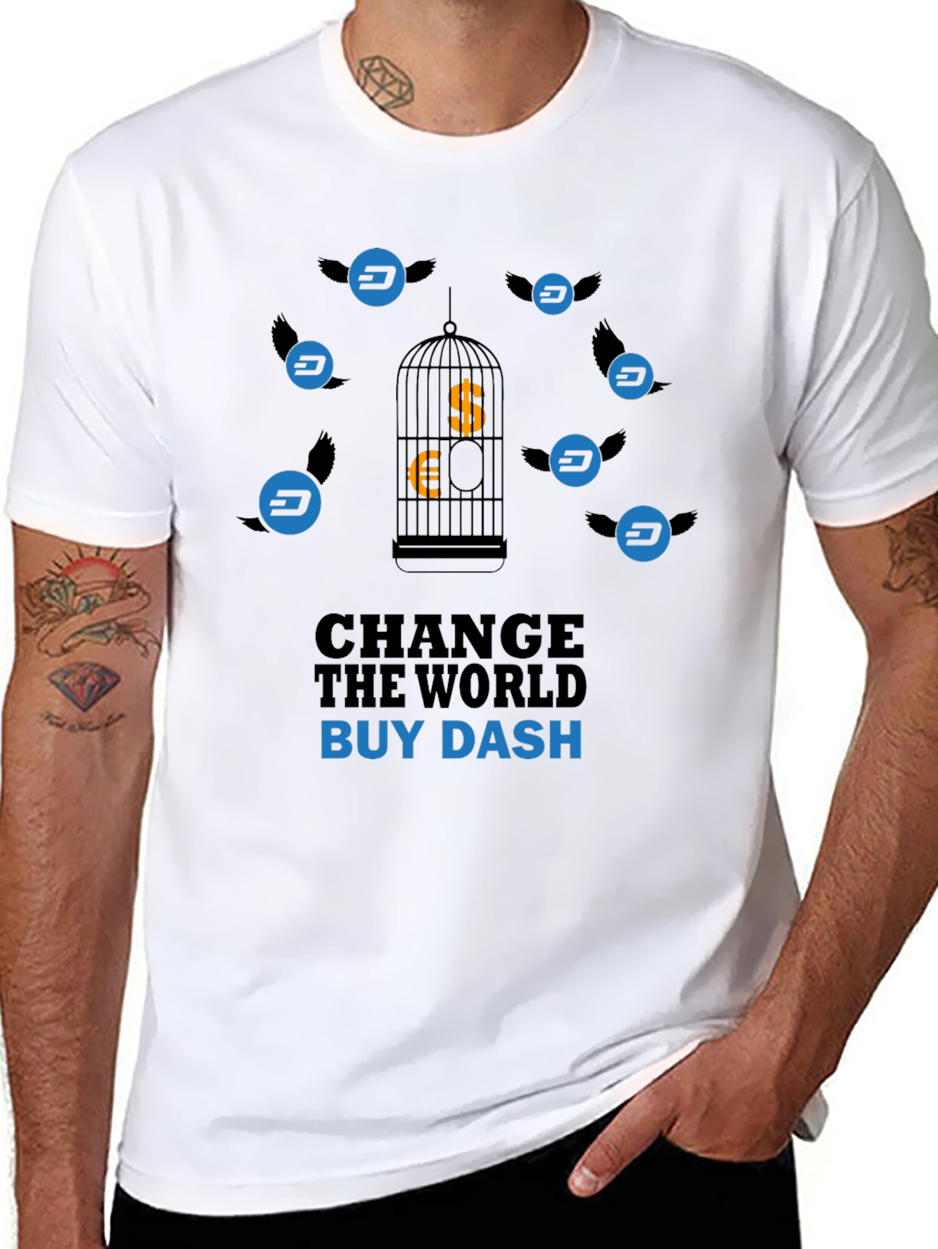 Change The World Buy Dash Black T-Shirt