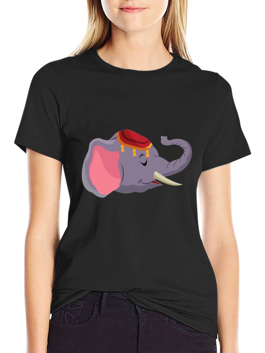 Elephant Cartoon Graphic Tee