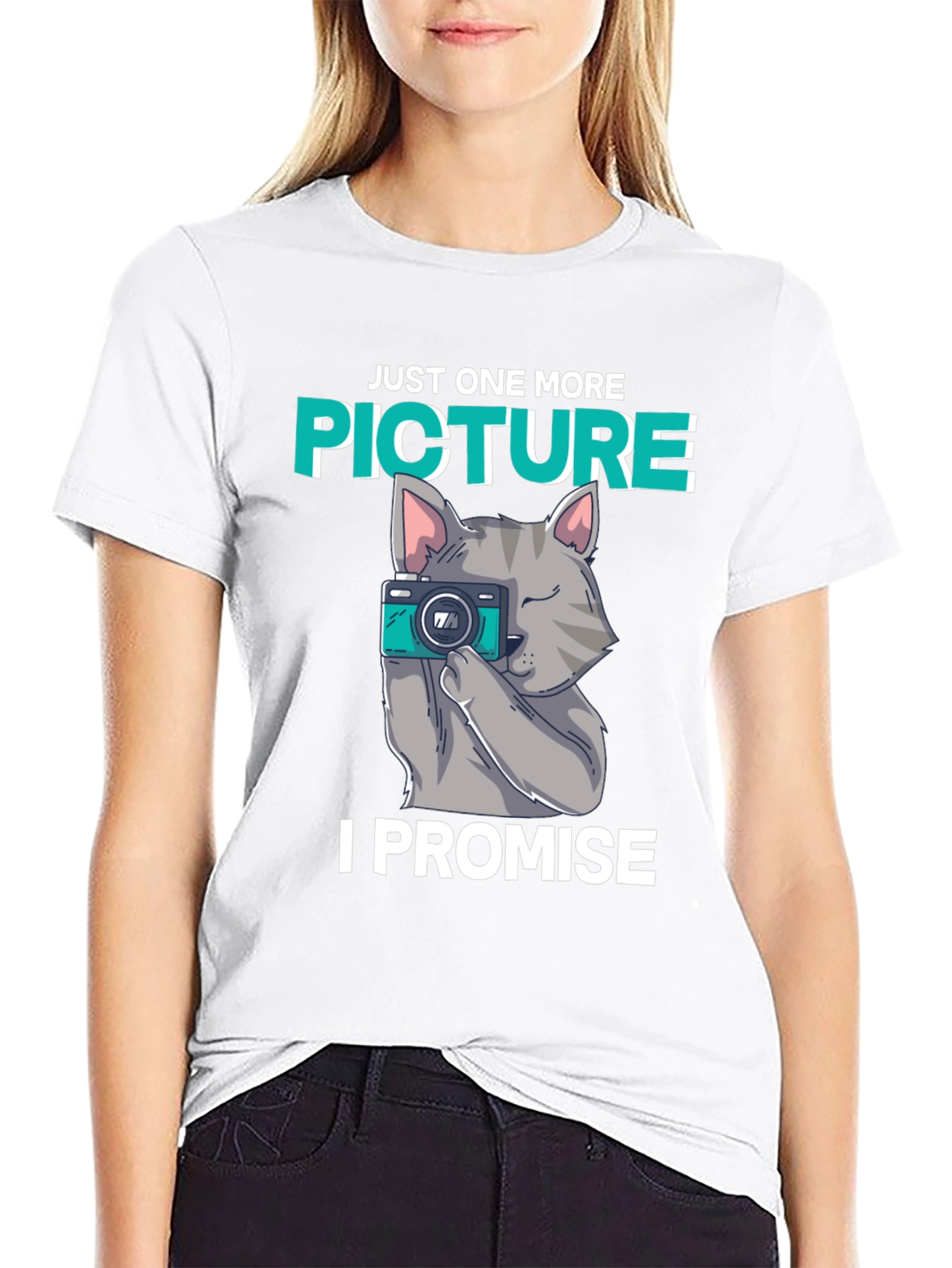 Just One More Picture Cat T-Shirt