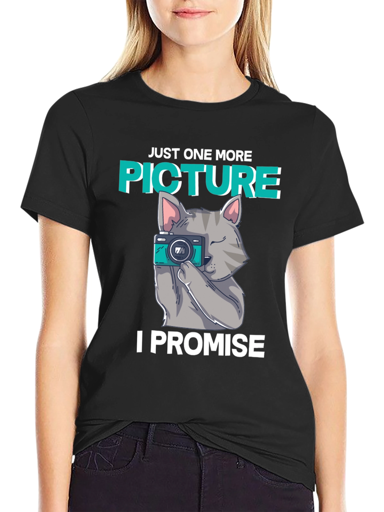 Just One More Picture Cat T-Shirt