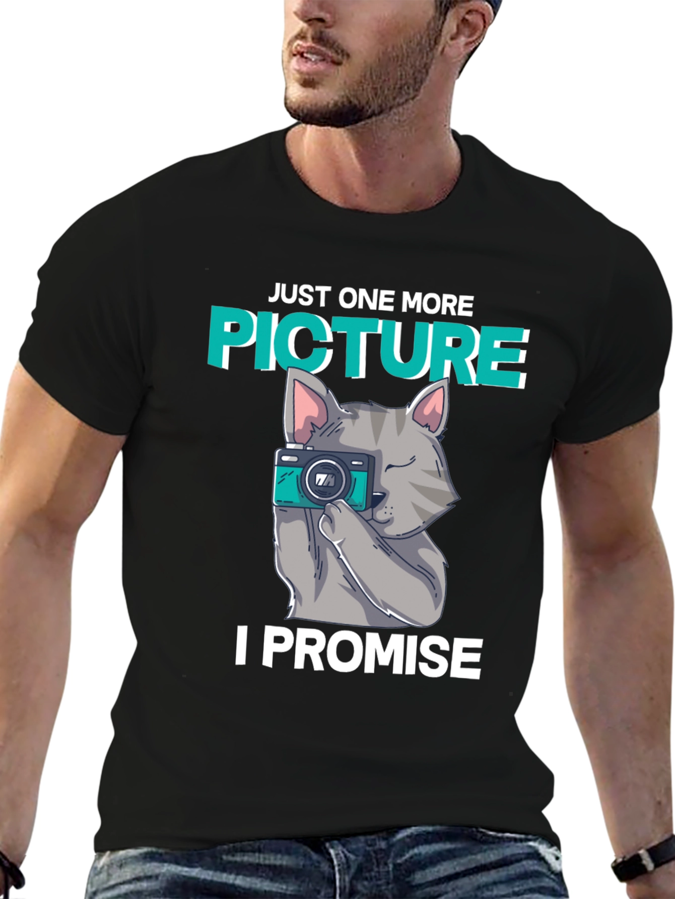 Just One More Picture Cat T-Shirt