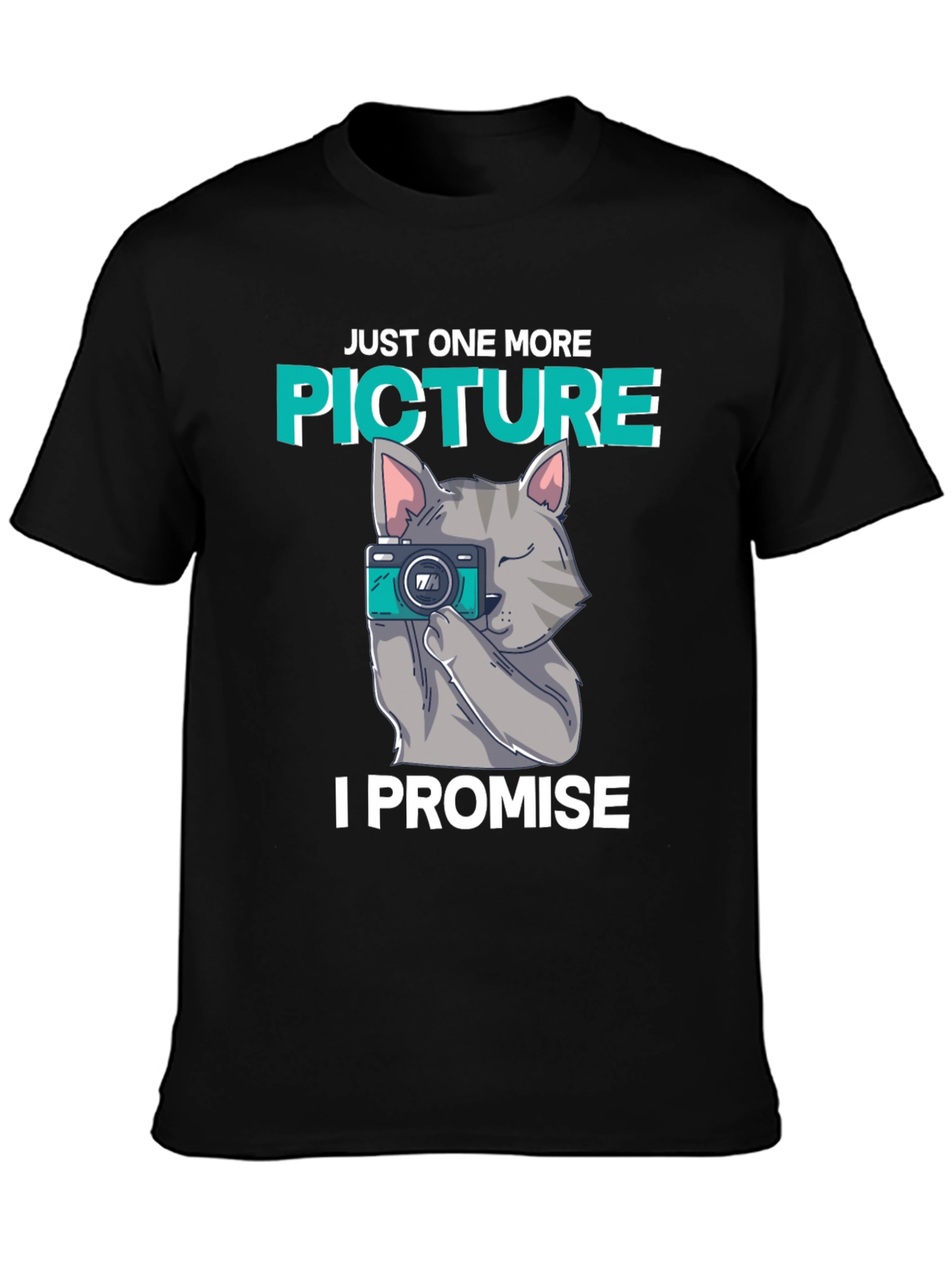 Just One More Picture Cat T-Shirt