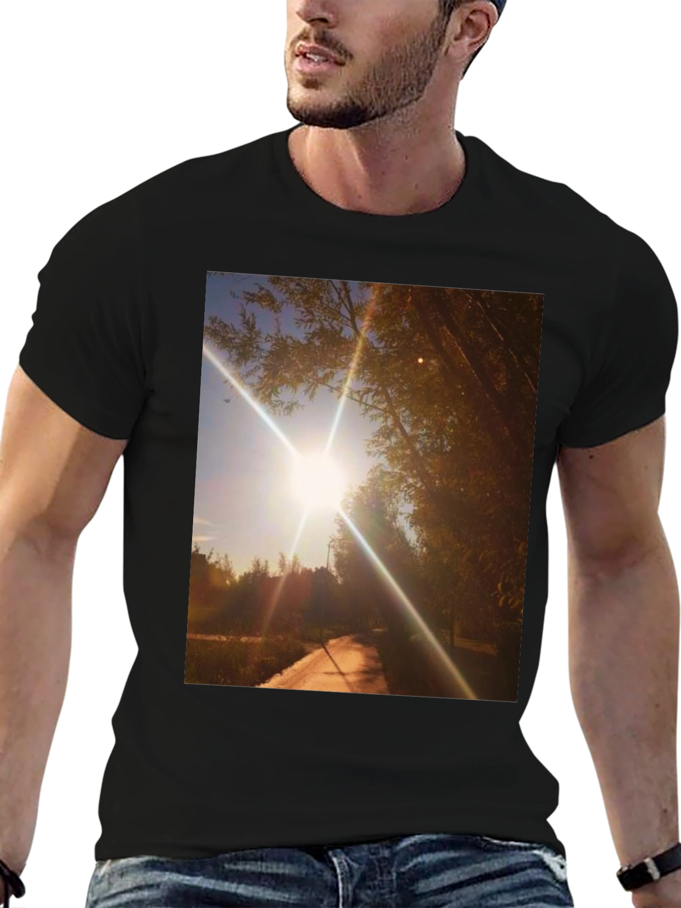 Sunlit Path Graphic Tee