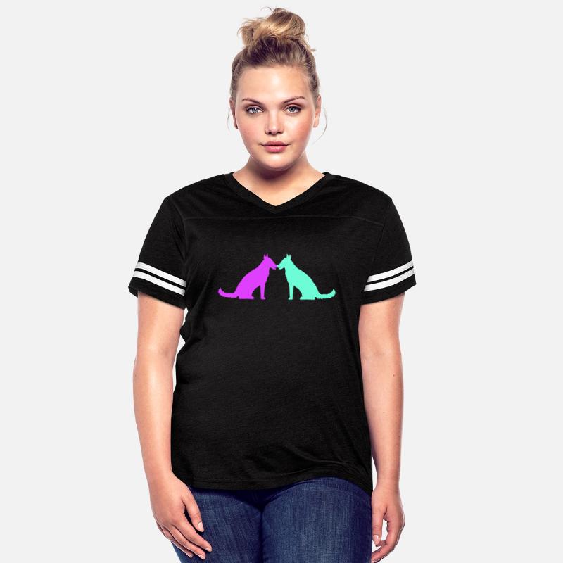 2 Dogs Love Heart Team Sitting Two Friends Couple