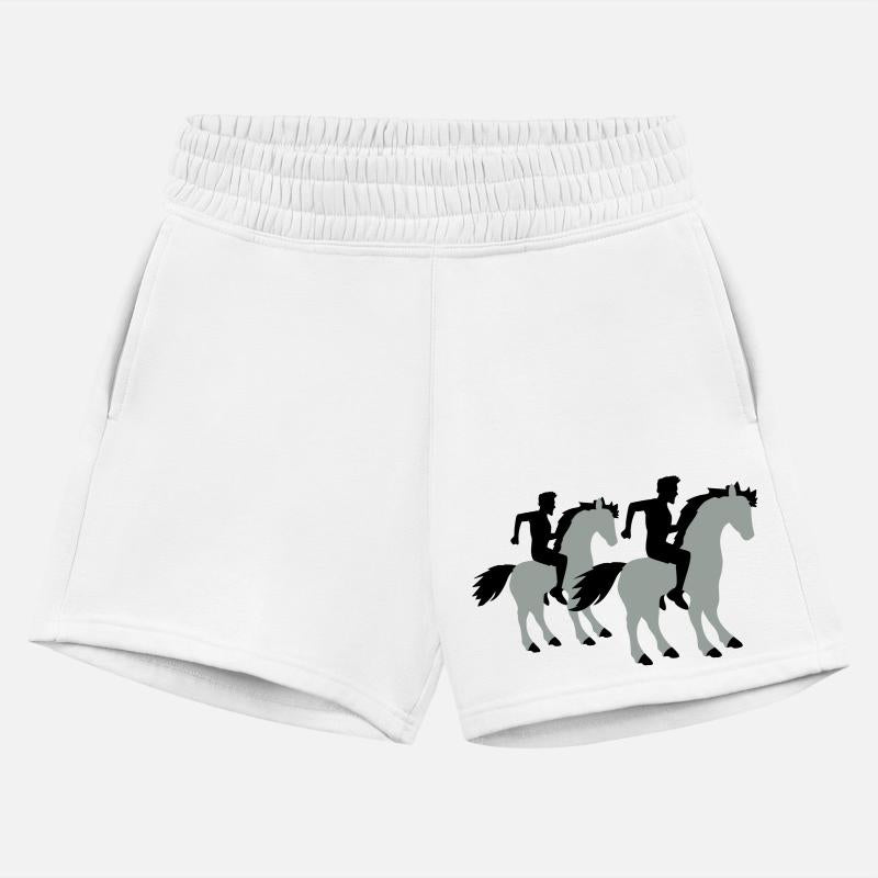 2 horses riders team sport men boys two friends