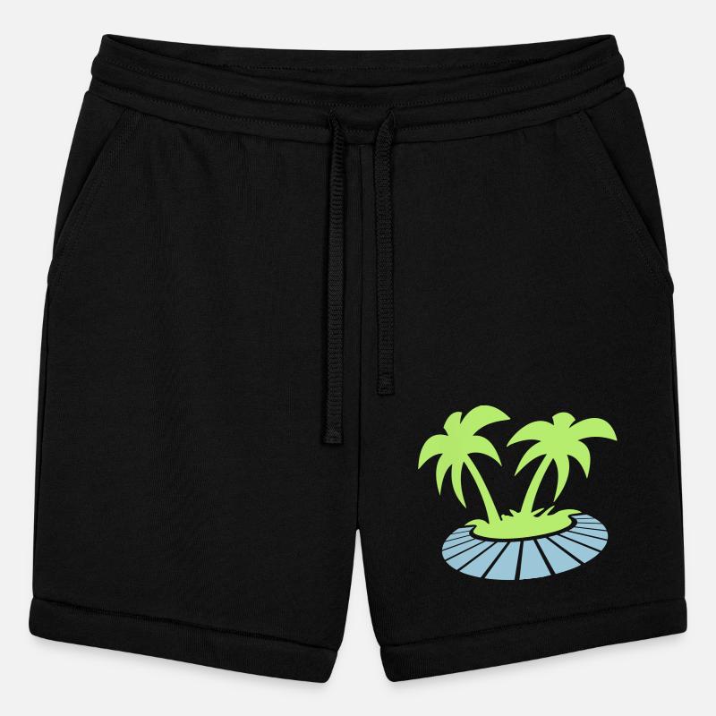 2 Palms Trees Island Tree Beach Vacation Travel