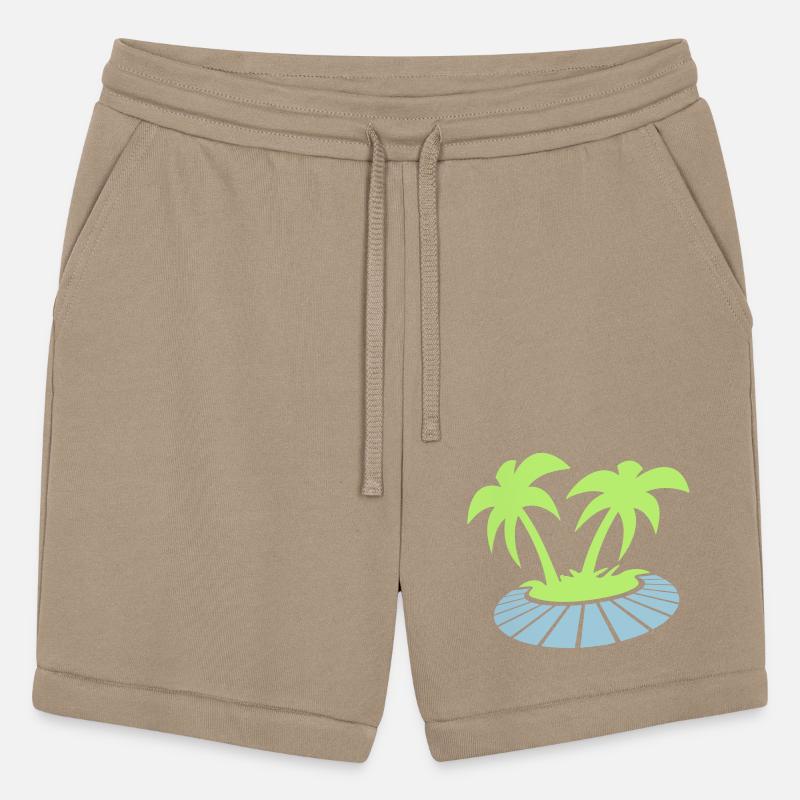 2 Palms Trees Island Tree Beach Vacation Travel