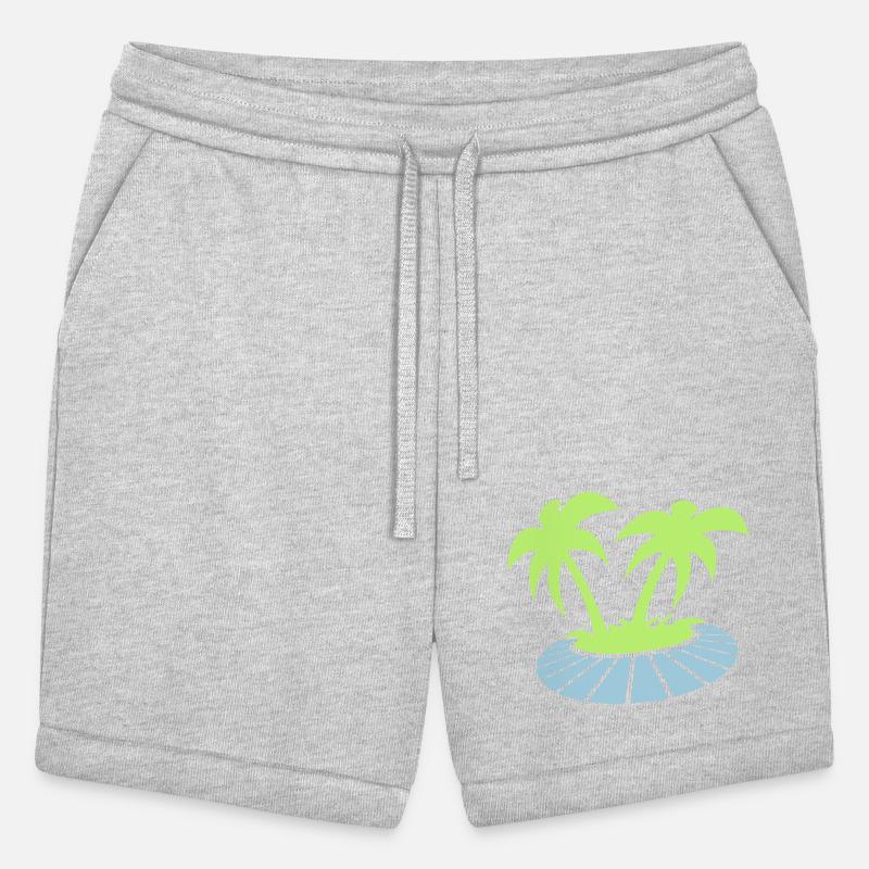 2 Palms Trees Island Tree Beach Vacation Travel