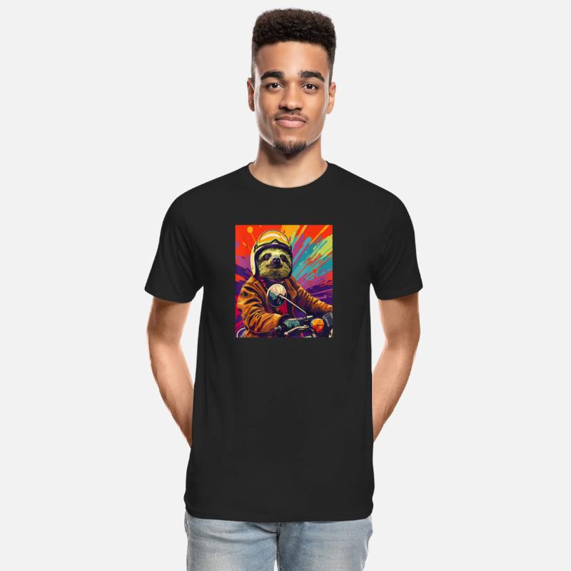 2 Sloth motorcycle biker scooter