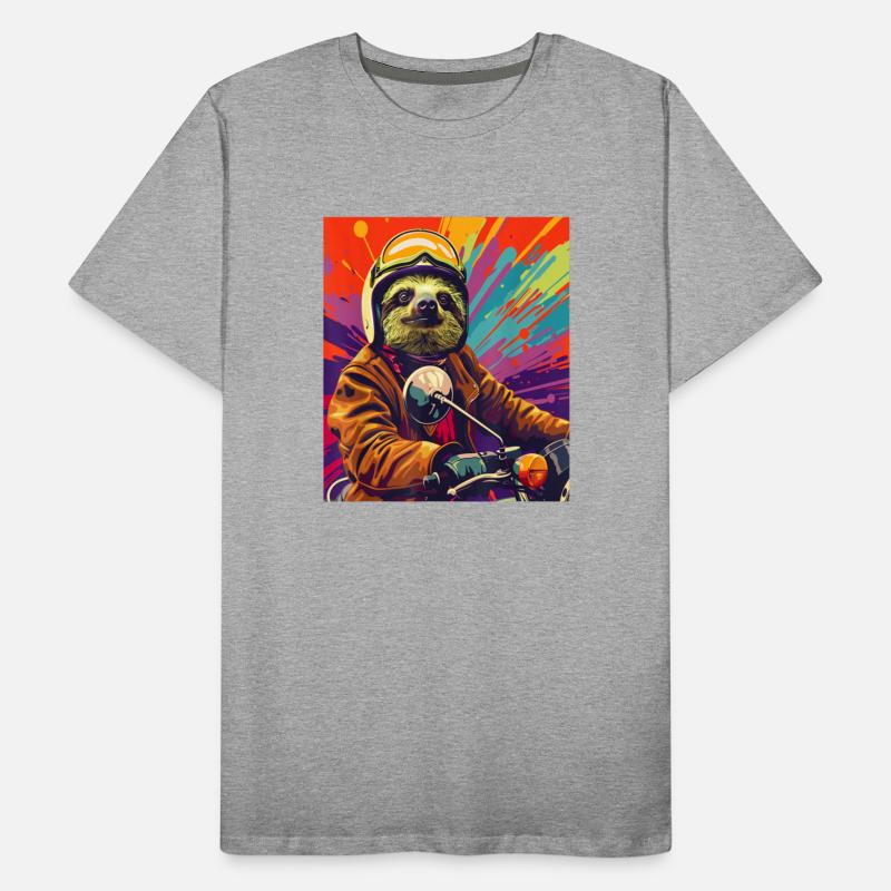 2 Sloth motorcycle biker scooter