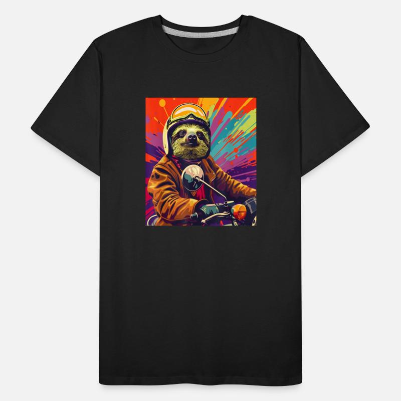 2 Sloth motorcycle biker scooter