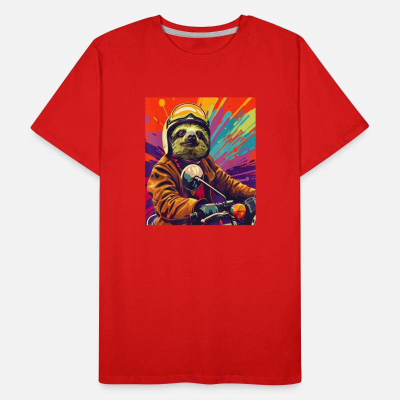 2 Sloth motorcycle biker scooter