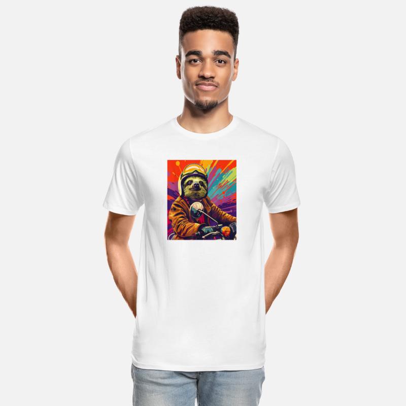 2 Sloth motorcycle biker scooter