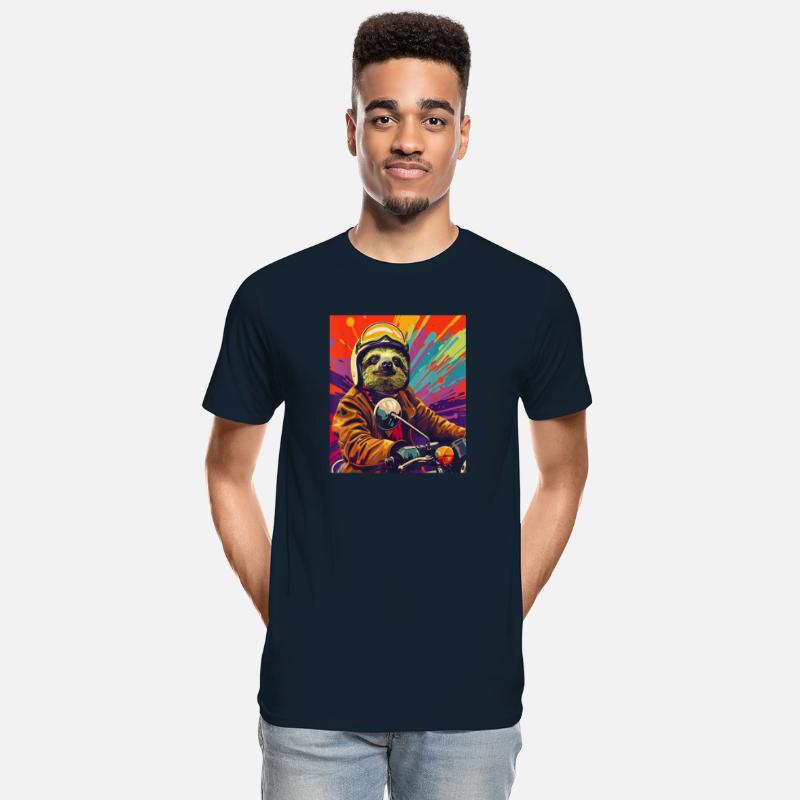 2 Sloth motorcycle biker scooter