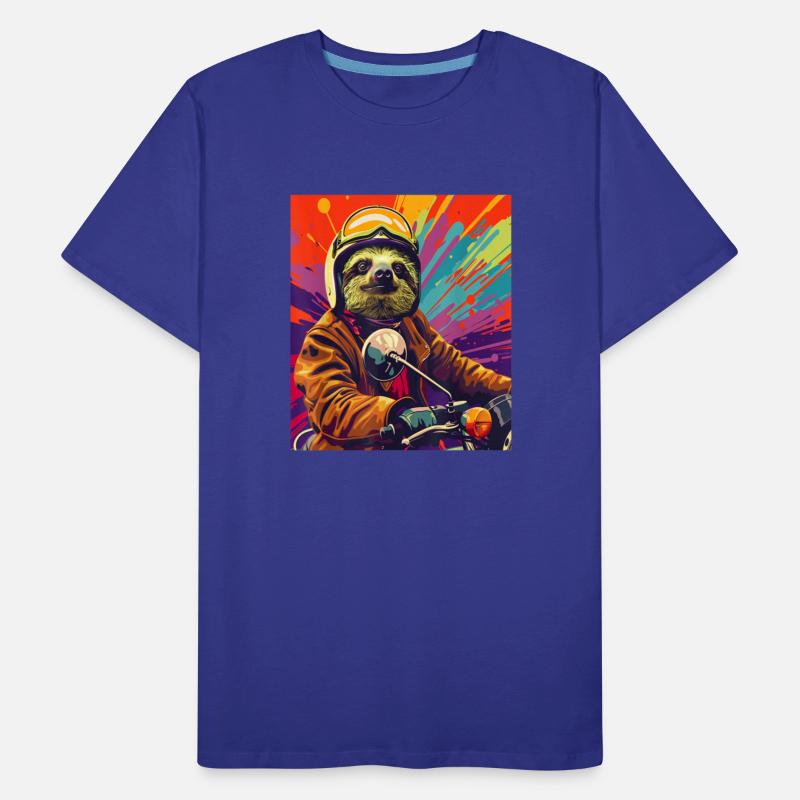 2 Sloth motorcycle biker scooter