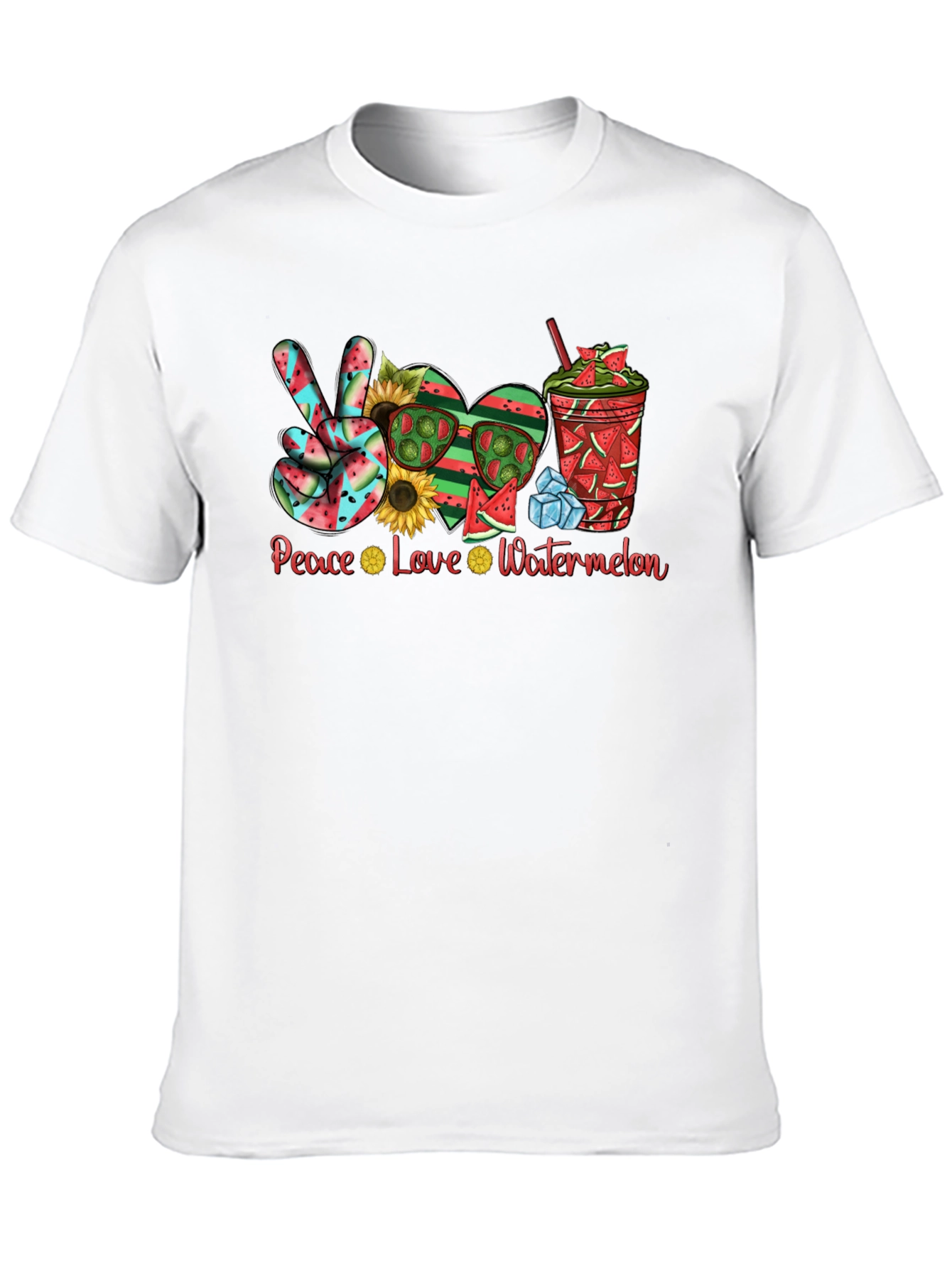 Peace Love Watermelon Graphic Tee