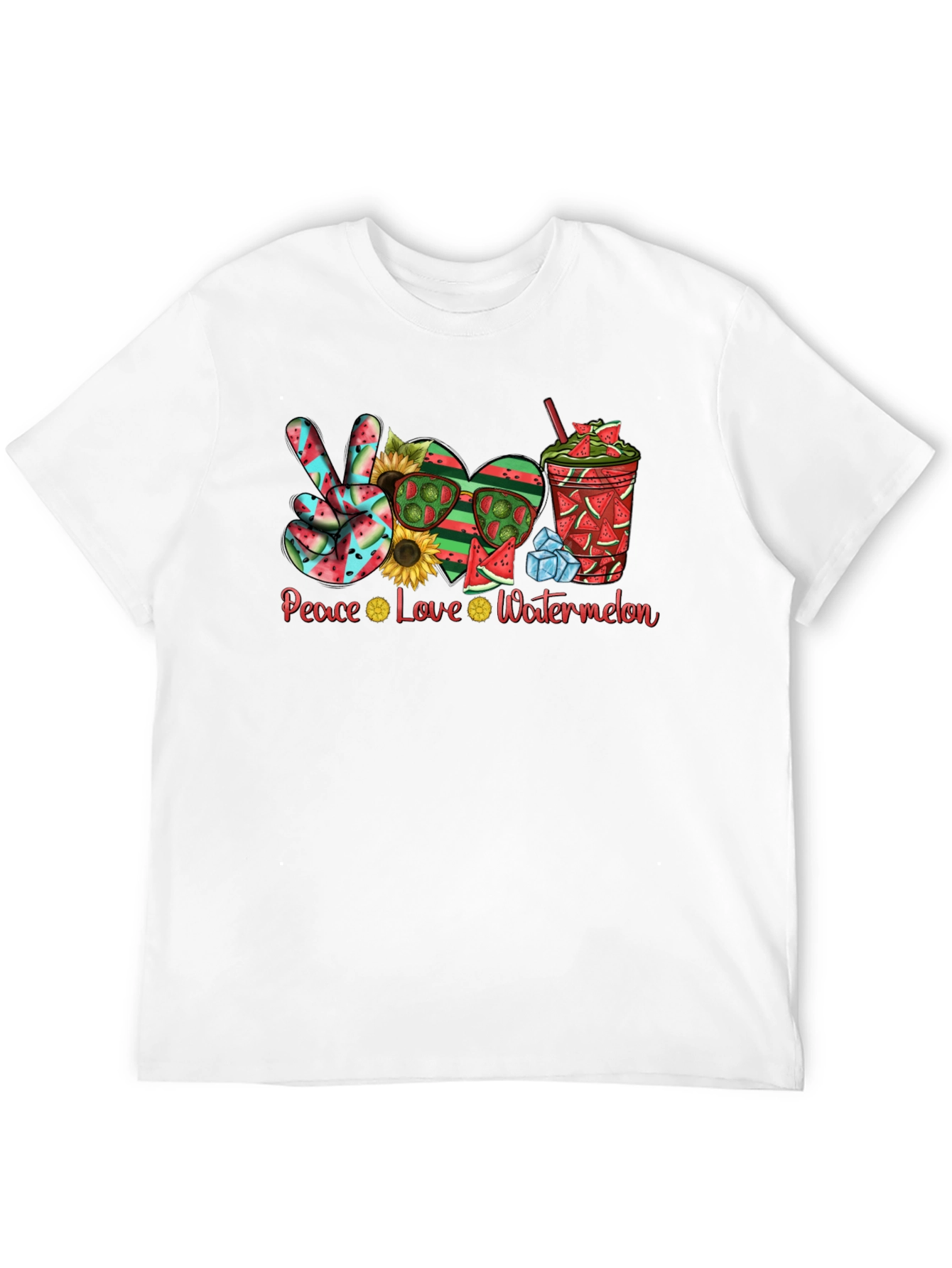 Peace Love Watermelon Graphic Tee