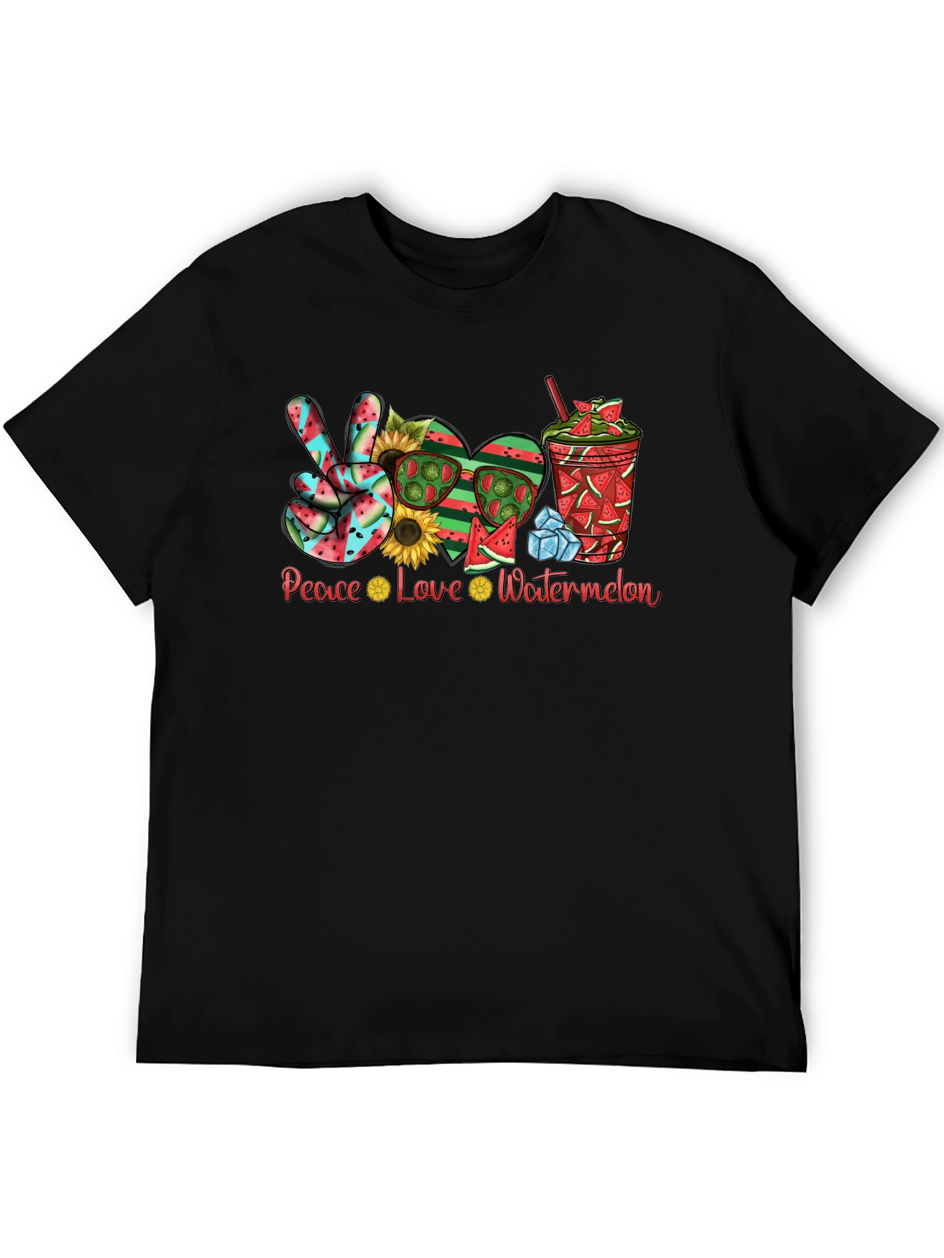 Peace Love Watermelon Graphic Tee