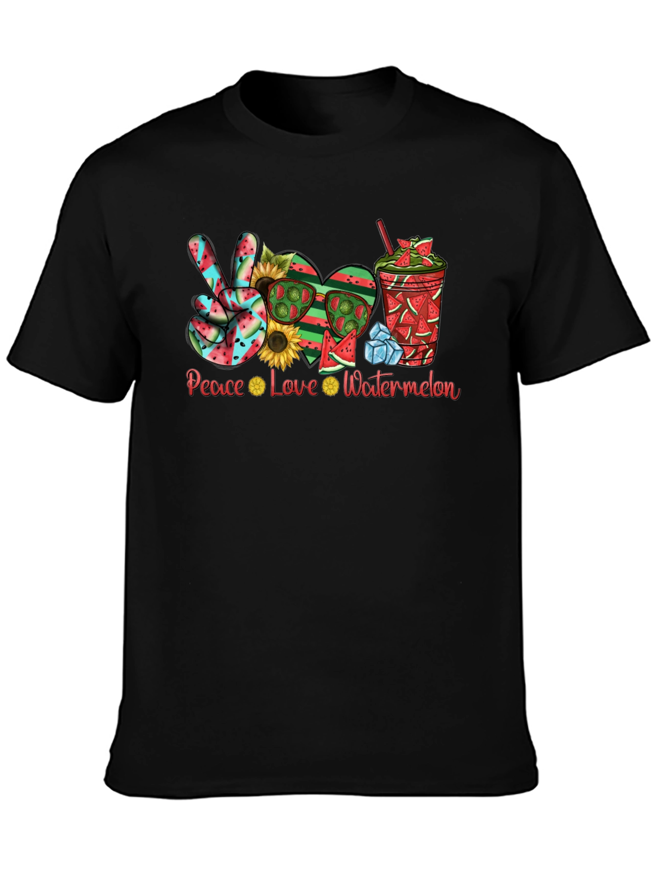 Peace Love Watermelon Graphic Tee