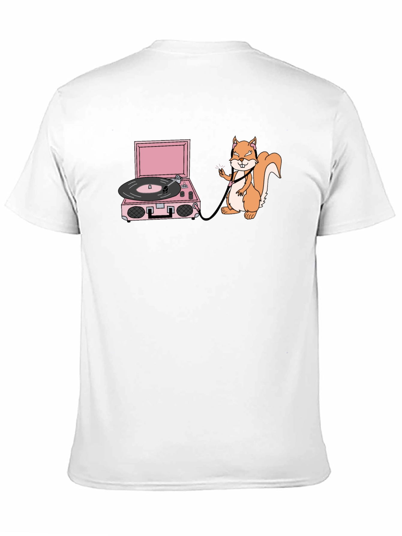 Squirrel DJ Graphic T-Shirt - Funny & Unique Design