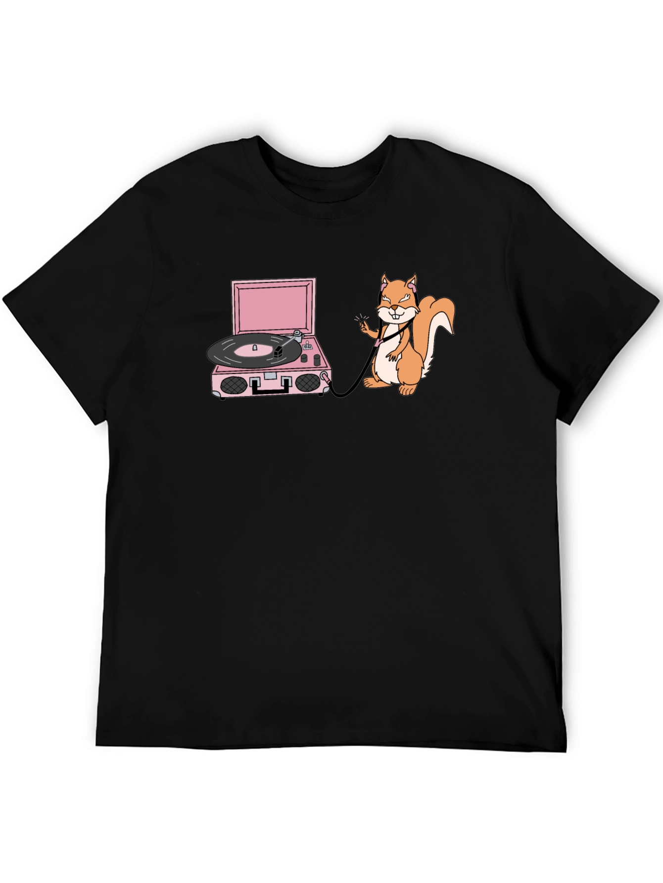 Squirrel DJ Graphic T-Shirt - Funny & Unique Design