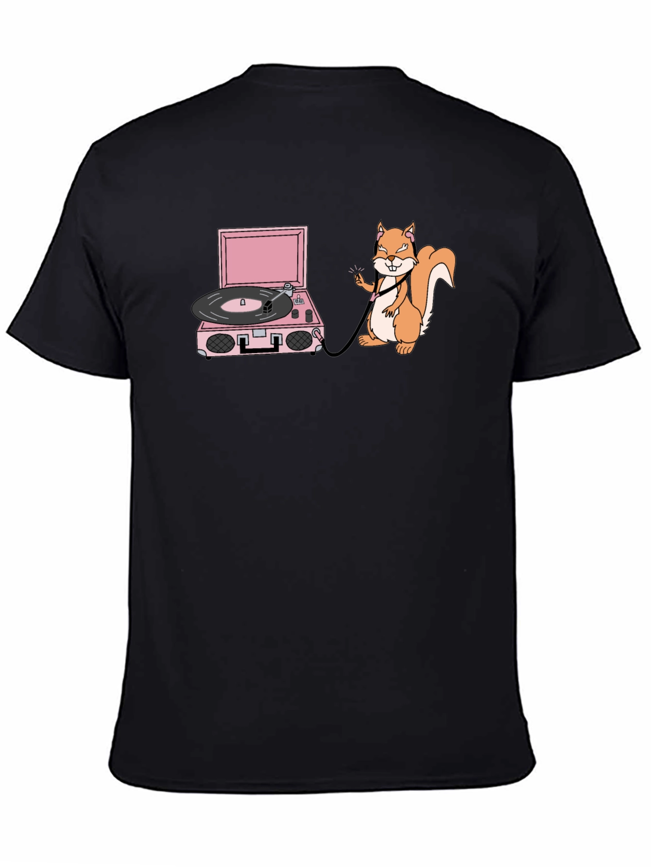 Squirrel DJ Graphic T-Shirt - Funny & Unique Design