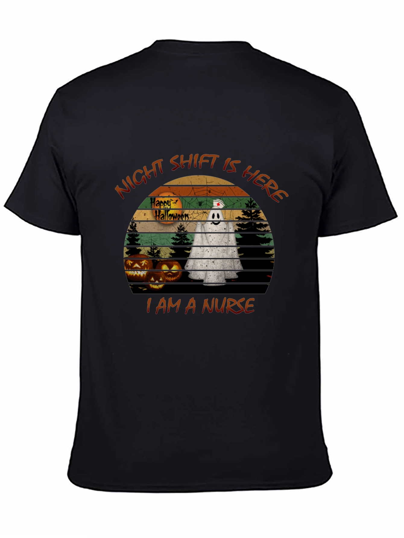 Nurse Halloween T-Shirt: Night Shift Ghost