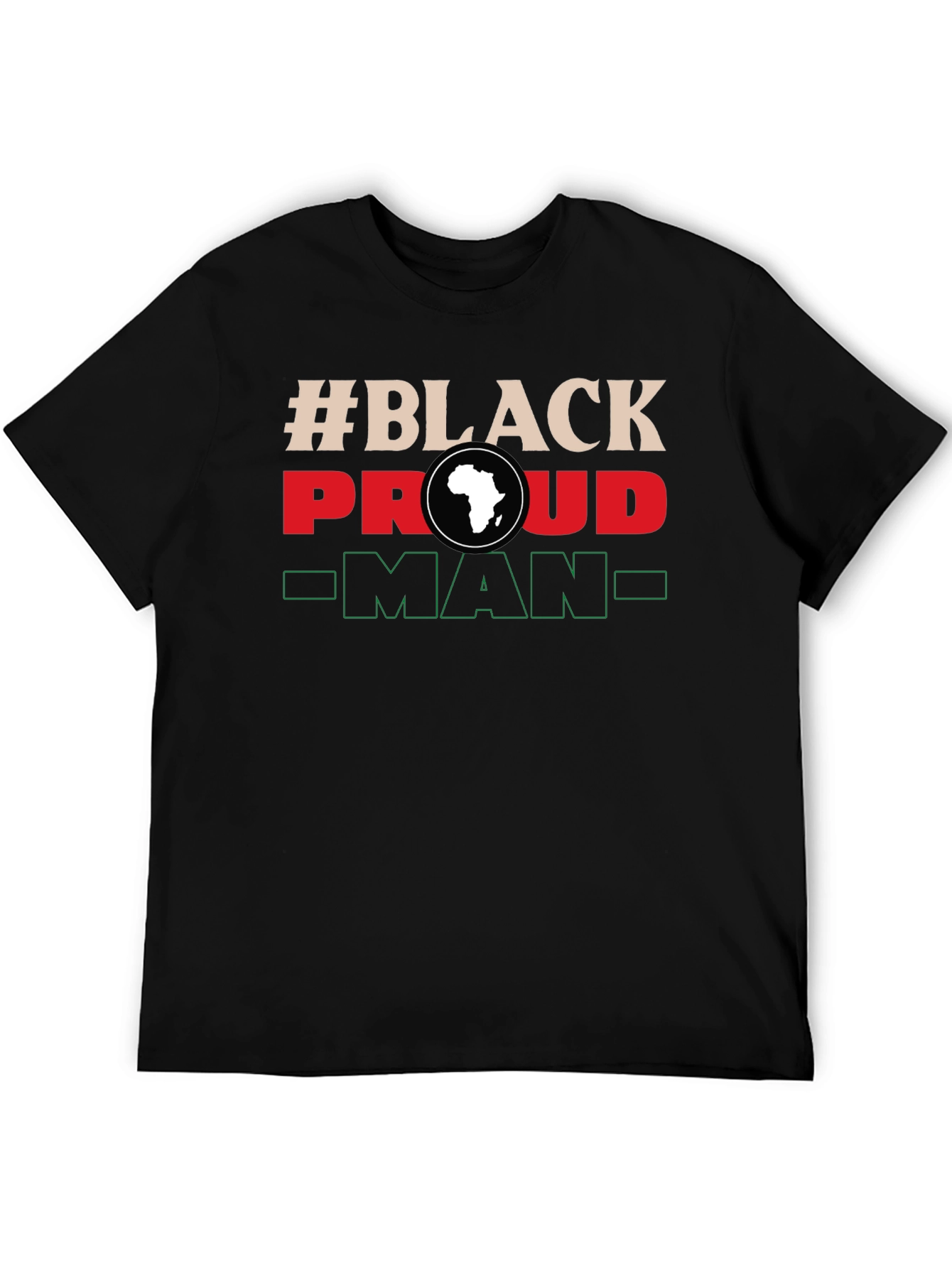 Black Proud Man T-Shirt