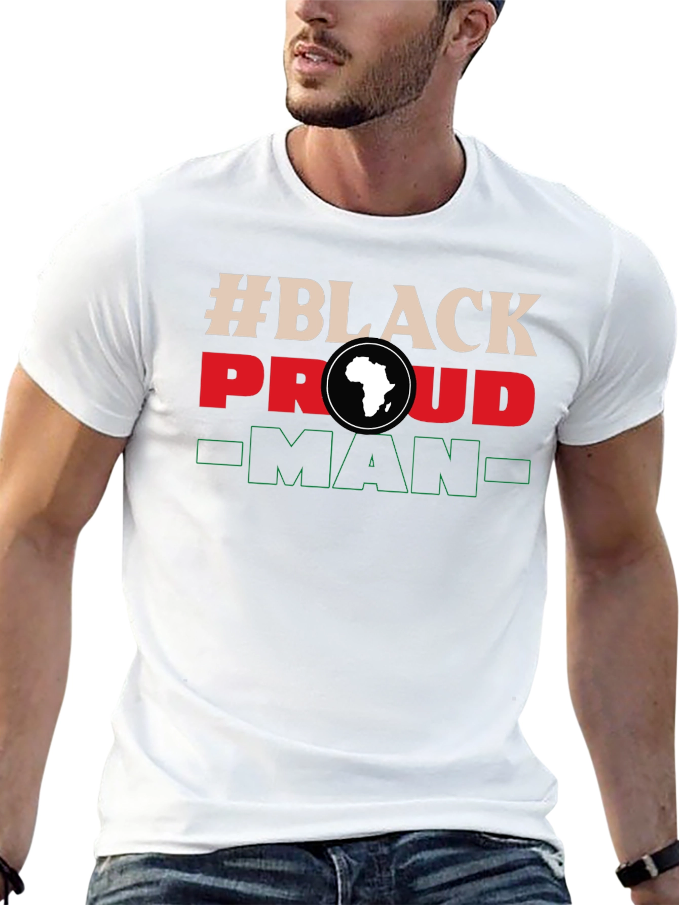 Black Proud Man T-Shirt