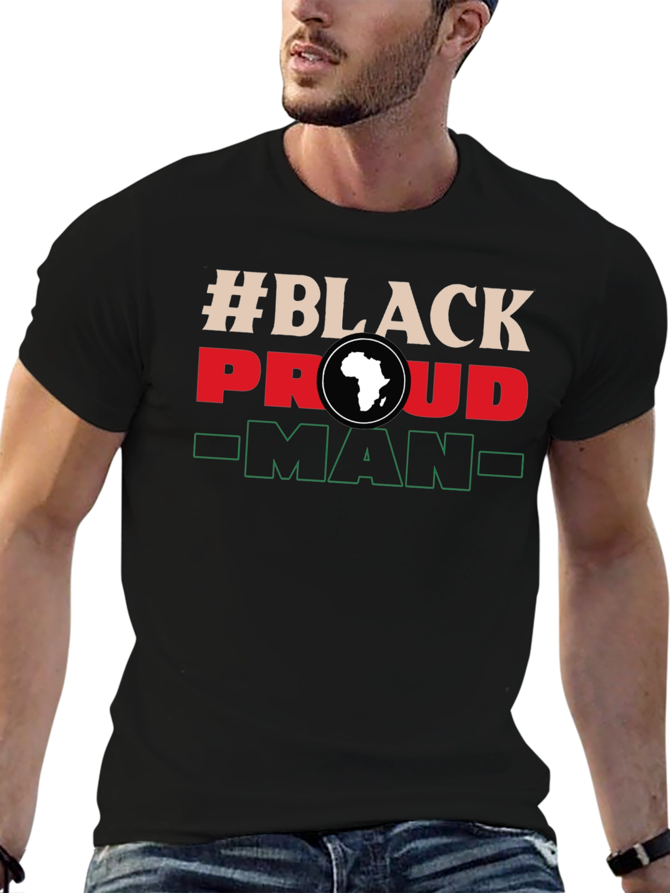 Black Proud Man T-Shirt