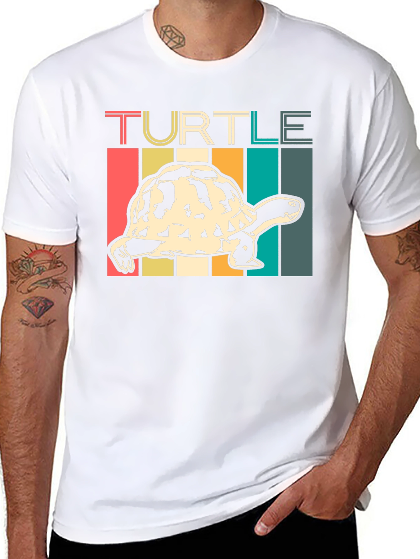 Retro Turtle Graphic Tee - Unisex