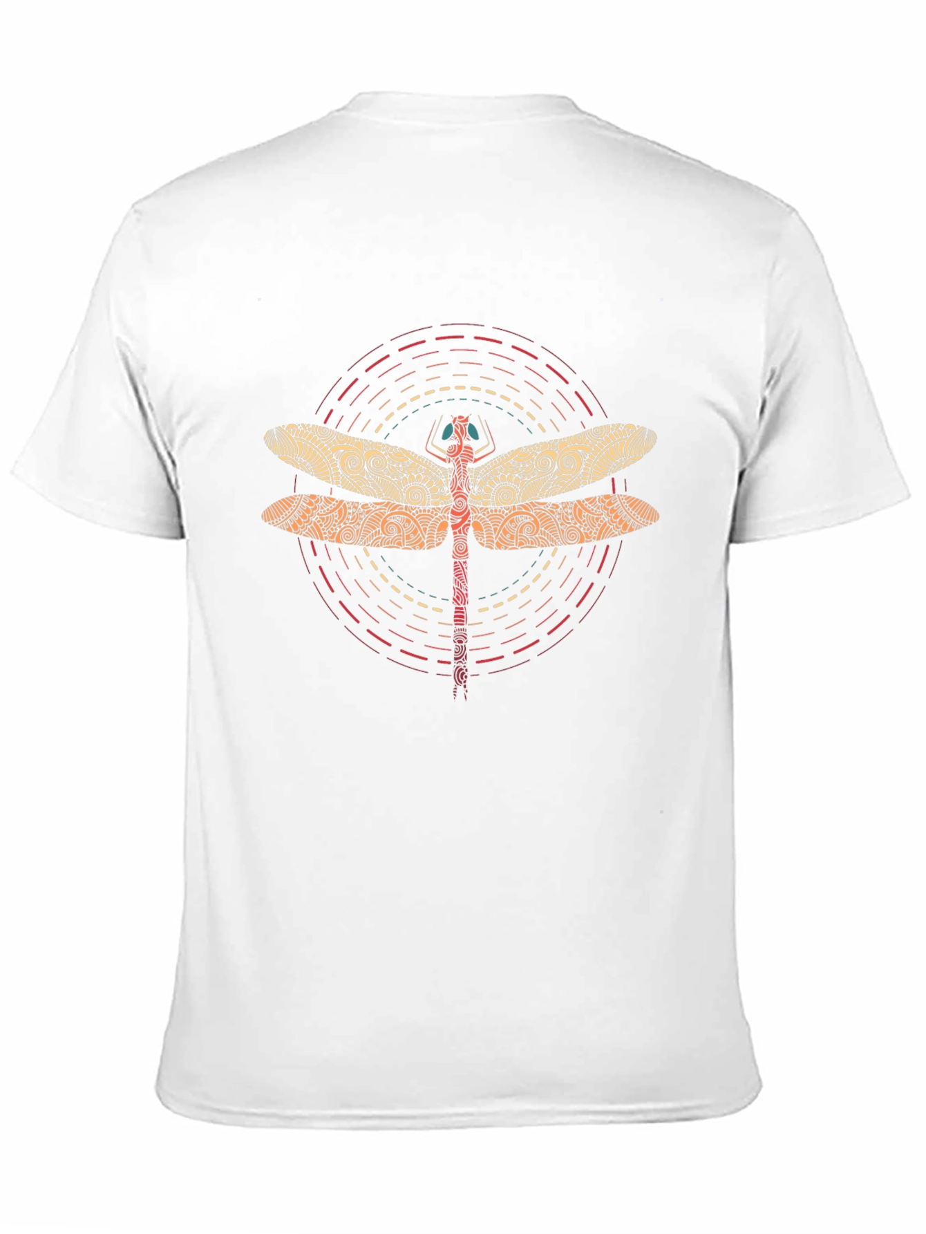 Dragonfly Graphic Tee - Stylish Crew Neck T-Shirt