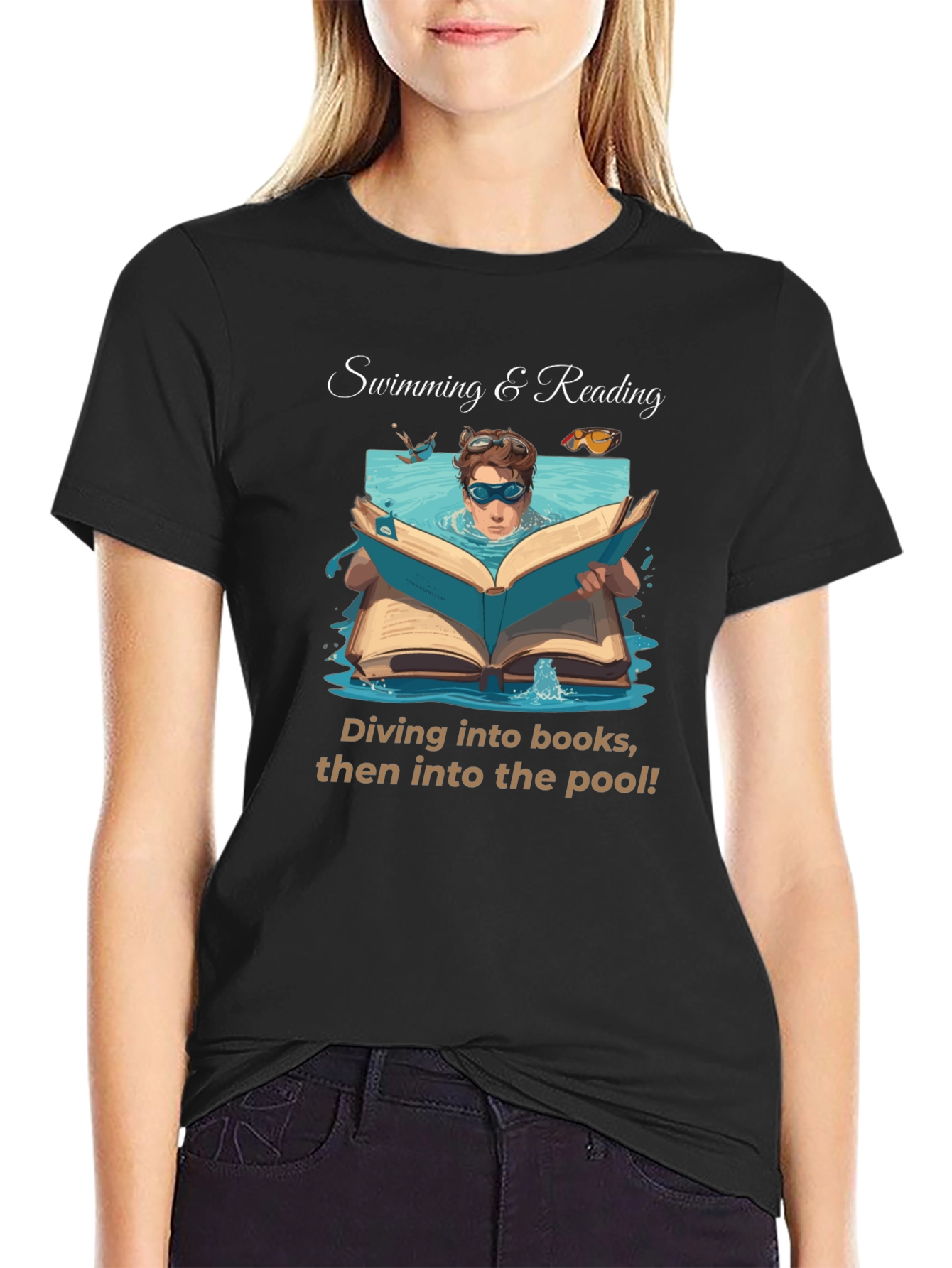 Swimming & Reading T-Shirt