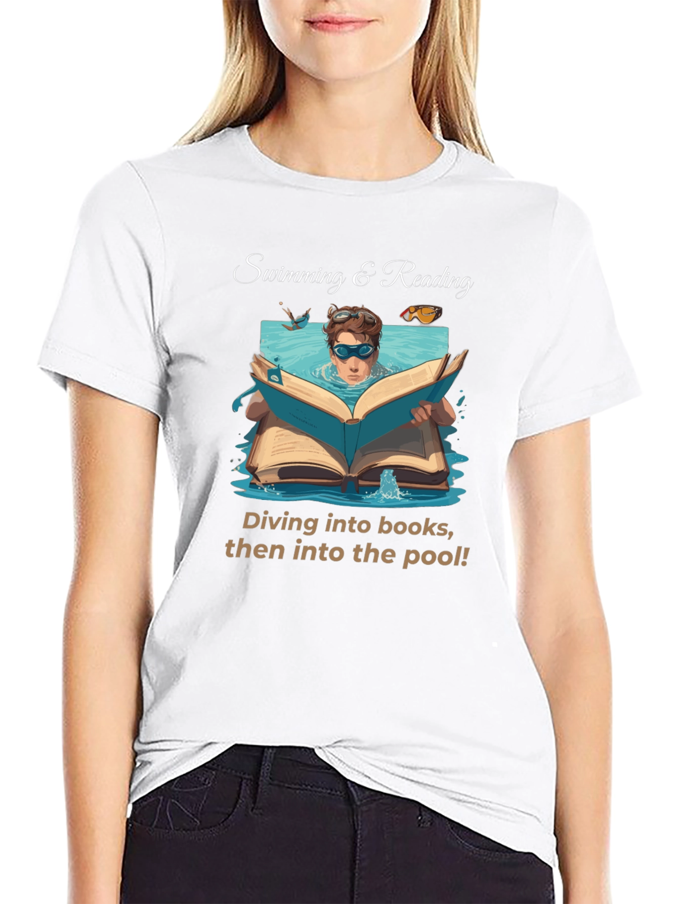 Swimming & Reading T-Shirt